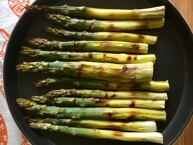 Baked asparagus Marie Cipolli