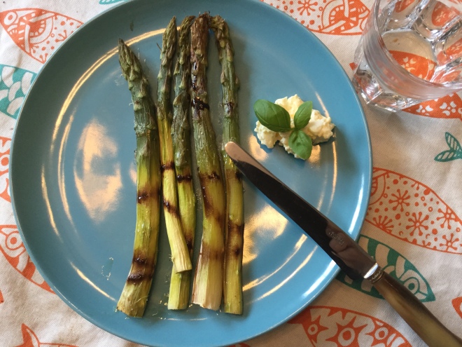 Baked asparagus Marie Cipolli